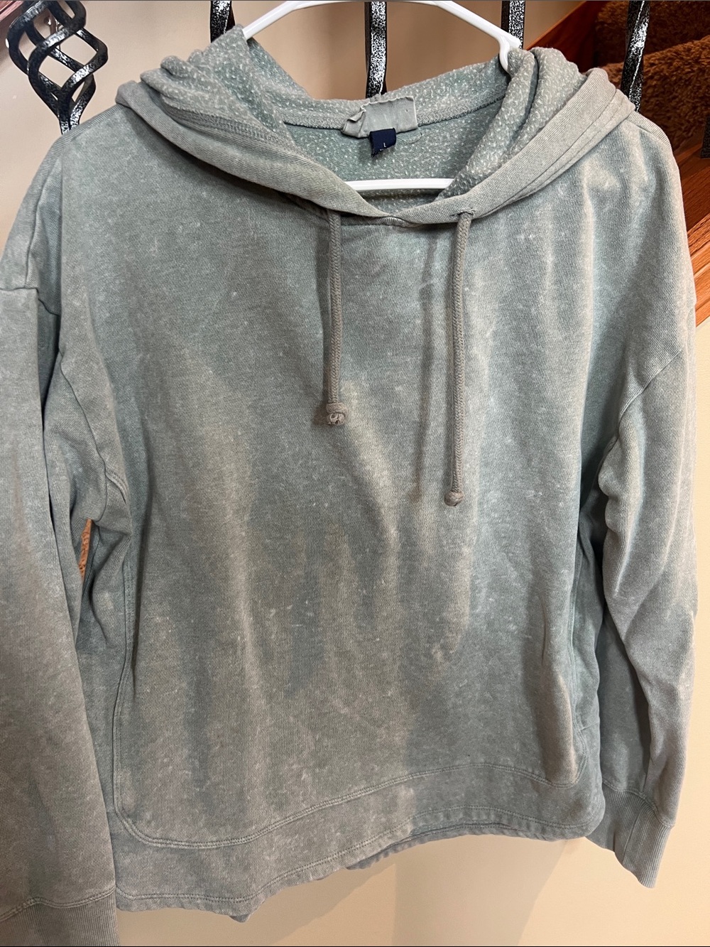 Universal Thread Sage Green Washed Pullover Hoodie